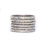 Crystal Frost Silver Bangle Set - Image 6