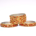 Golden Ember Stone Bangle Set - Image 6