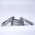 Intricate Silver-Toned Bangle Set - Image 7