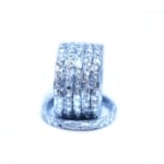 Shimmer Carved Silver Bangles - Image 5