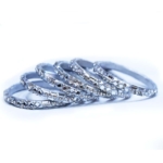 Shimmer Carved Silver Bangles - Image 6