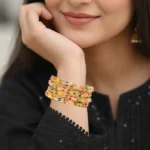 Gold-Plated Bangle Set - Image 2