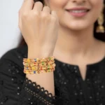 Gold-Plated Bangle Set - Image 3