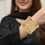 Golden Aura Glam Bangles - Image 2