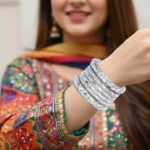 Moonlit Ice Bangle Set - Image 2