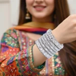 Silver Luxe Tile Bangles