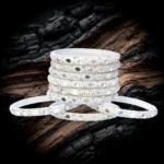 Pearl Glow White Bangle Set - Image 4