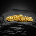 Golden Ghungroo Drape Bangles - Image 6
