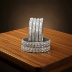Silver Luxe Tile Bangles - Image 4