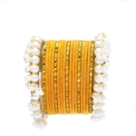 Sunshine Pearl Glow Bangles - Image 4