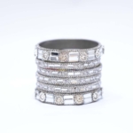Frosted Prism Silver Bangles - Image 7