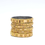 Golden Mosaic Royale Bangles - Image 7