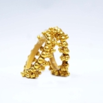 Golden Ghungroo Drape Bangles - Image 4