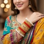 Pearl Rouge Heritage Bangles Set - Image 4