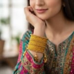 Golden Melody Charm Bangles - Image 3