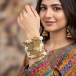 Ivory Royale Bridal Set (Jhumar + Bangles)