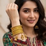 Golden Melody Charm Bangles - Image 2