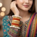 Pearl Rouge Heritage Bangles Set - Image 2
