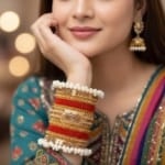 Pearl Rouge Heritage Bangles Set