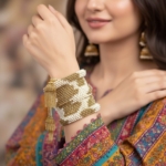 Ivory Royale Bridal Set (Jhumar + Bangles) - Image 3